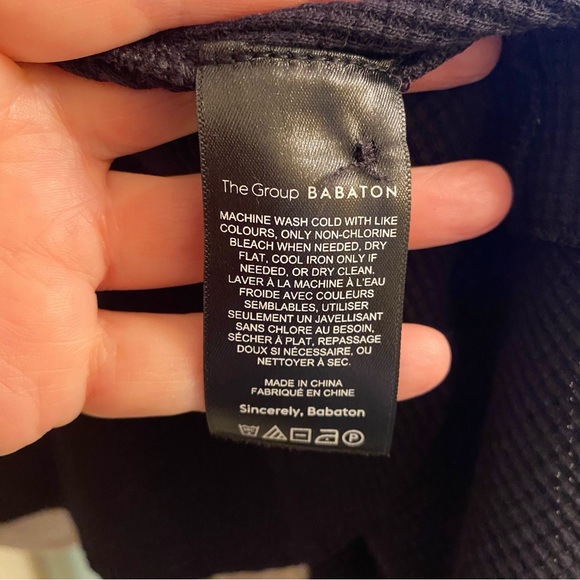 Aritzia Group by Babaton cotton waffle cardigan EUC sz S - Picture 3 of 3